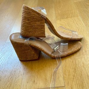 STEVE MADDEN Merritt Sandal in Clear